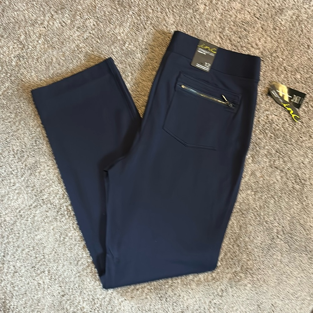 inc straight leg curvy fit size 12 dress pants. NWT